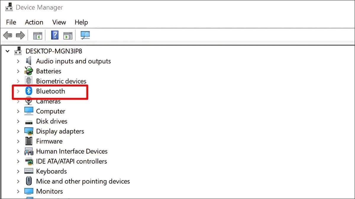 Kiểm tra trong Device Manager