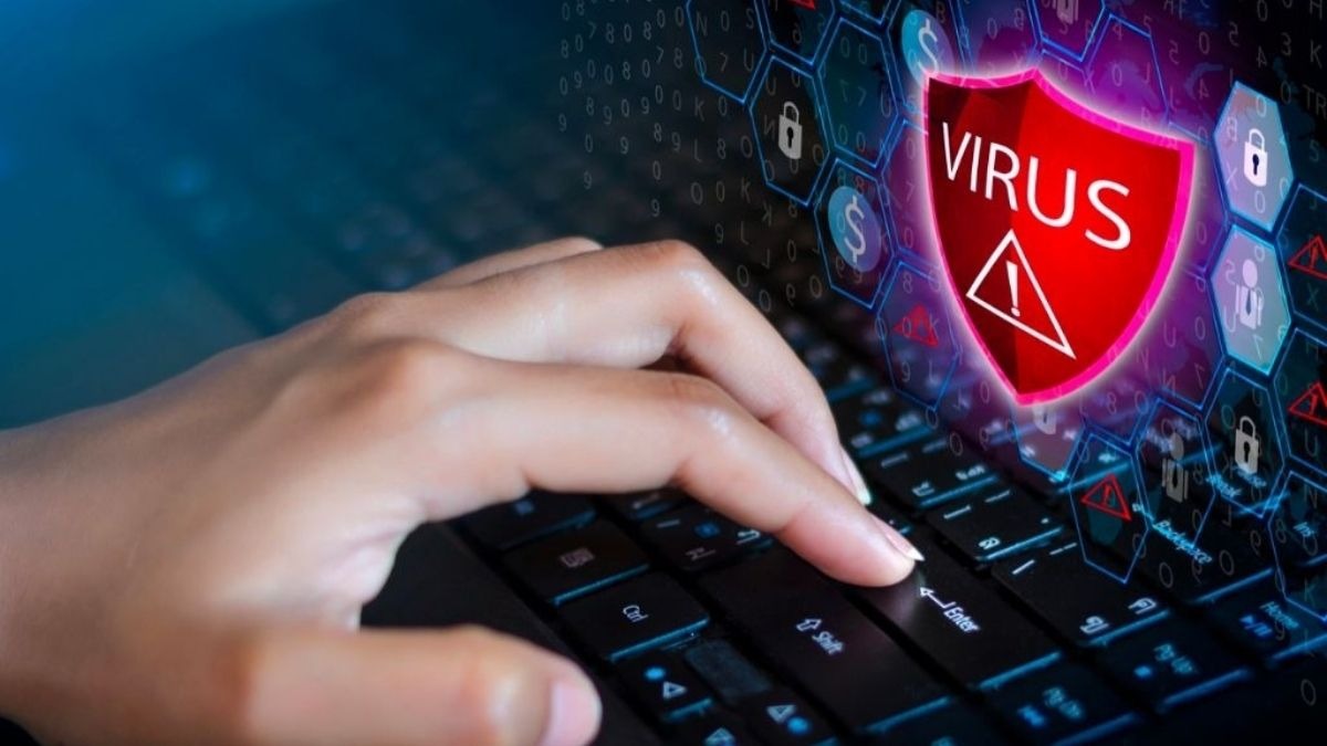 Virus hoặc phần mềm độc hại có thể gây lỗi hiển thị, như chữ bị nhòe