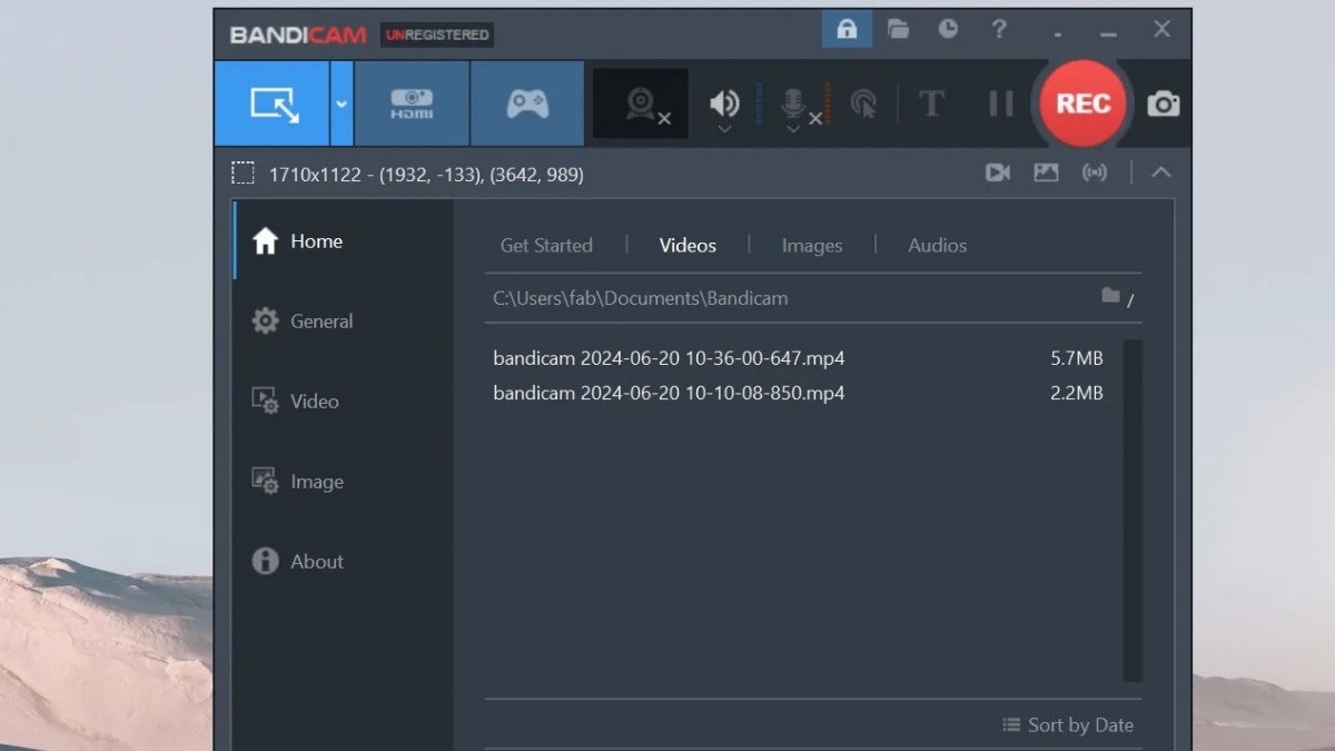 Bandicam là phần mềm quay màn hình có khả năng quay video game với FPS cao