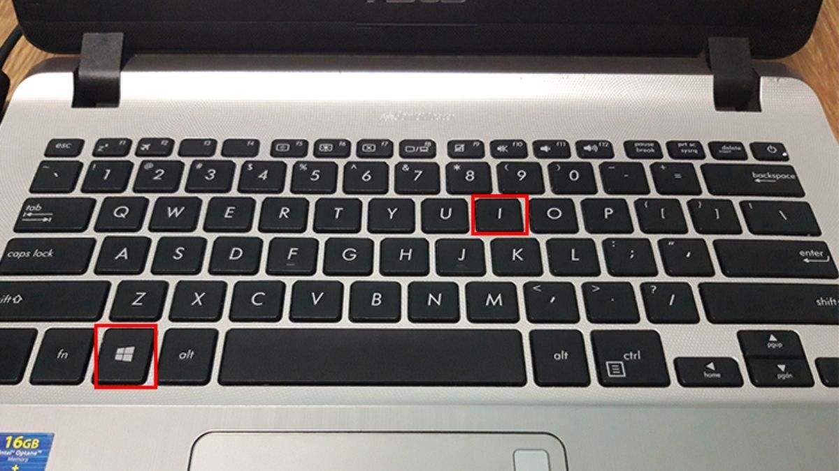 Bạn nhấn tổ hợp phím Windows + I để mở nhanh cửa sổ Settings