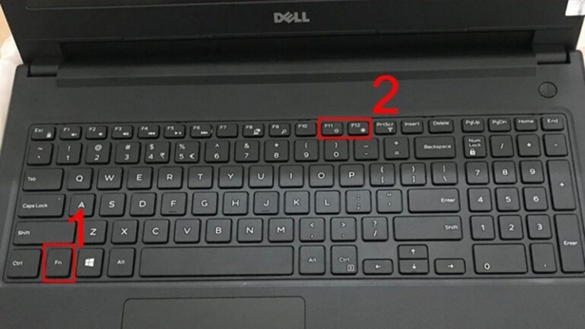 Chức năng tăng giảm độ sáng có thể nằm trên các phím F11, F12