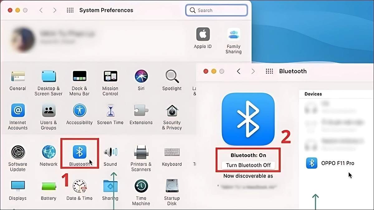 Bật Bluetooth trên MacBook