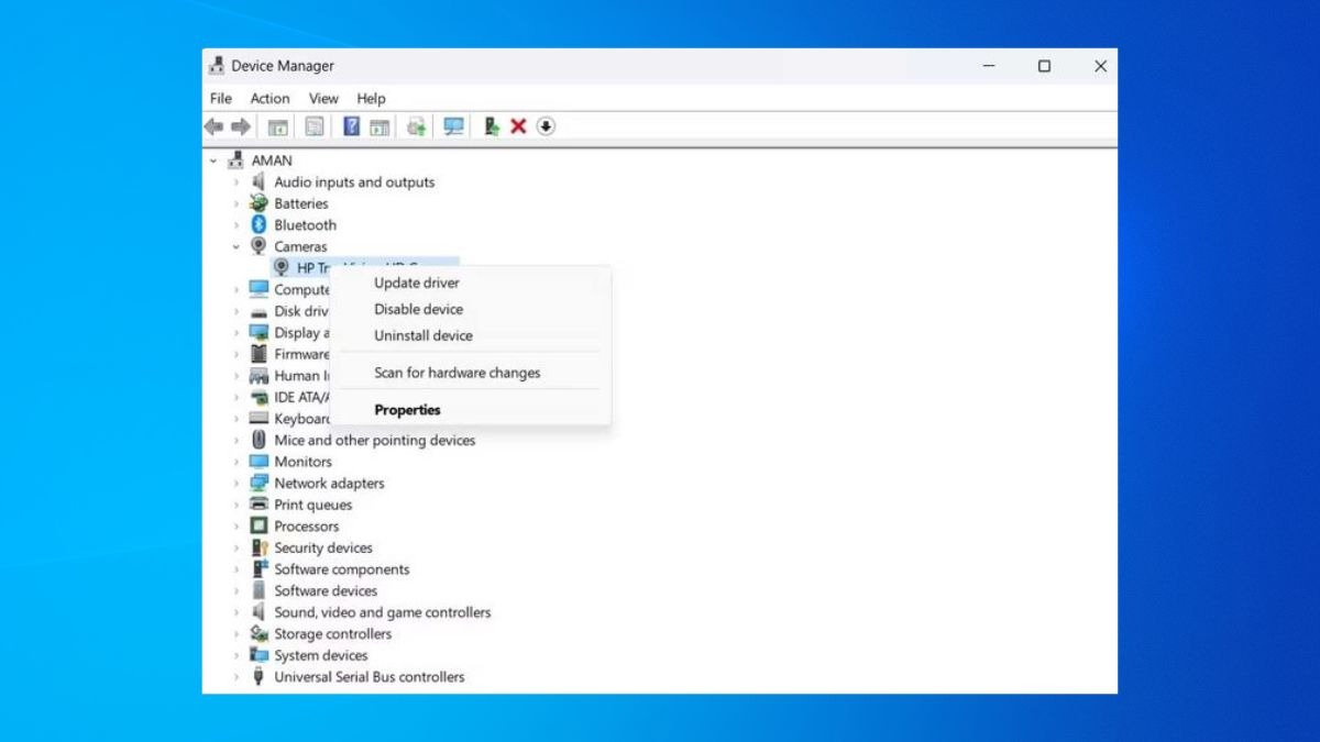 Nếu bạn cài nhầm driver, hãy mở Device Manager và chọn Uninstall device để gỡ bỏ driver