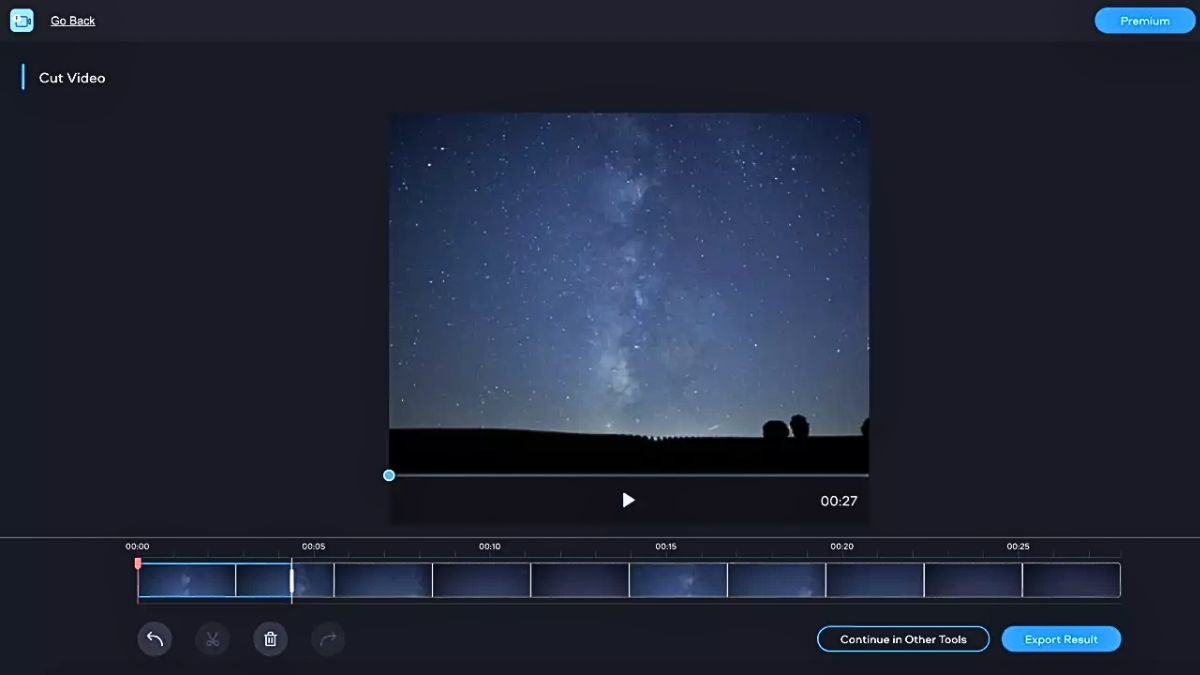 Truy cập Online Video Cutter.