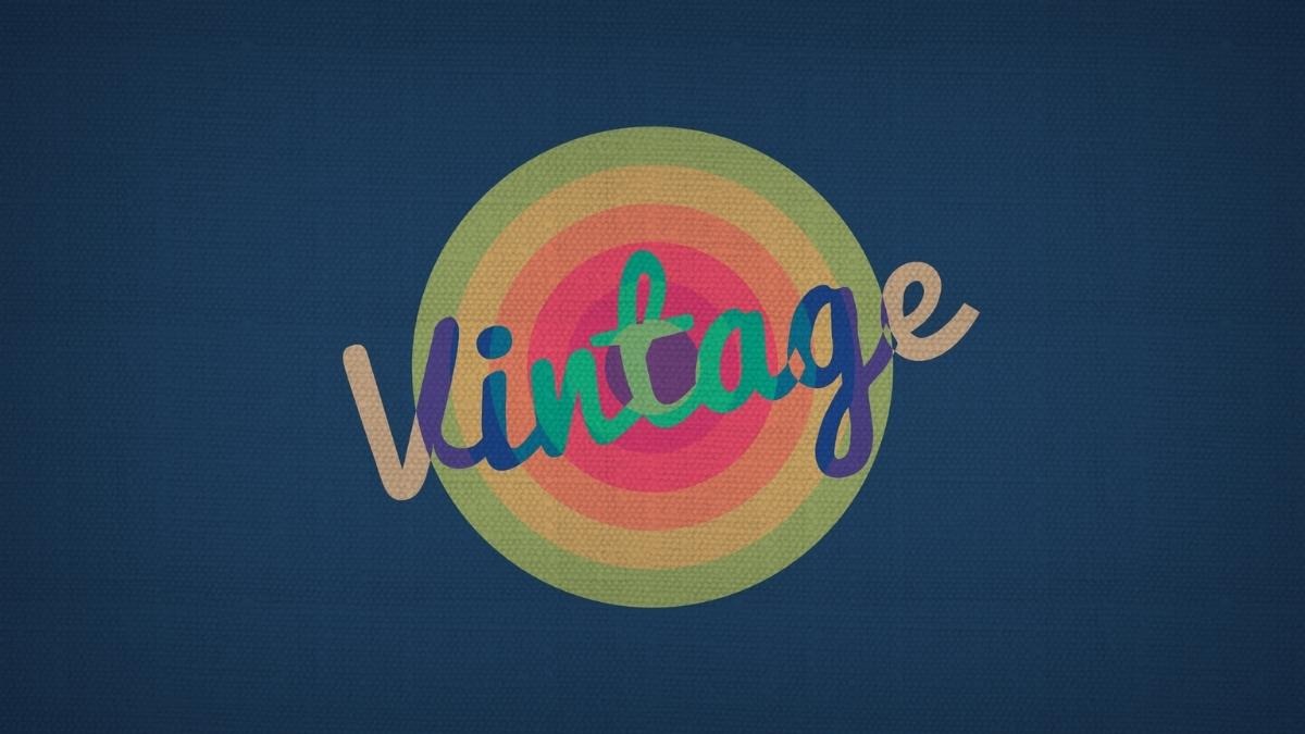 Hình nền vintage typography