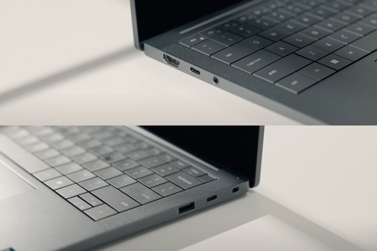 Cổng kết nối Dell Pro 13 Premium đủ dùng cho nhu cầu văn phòng