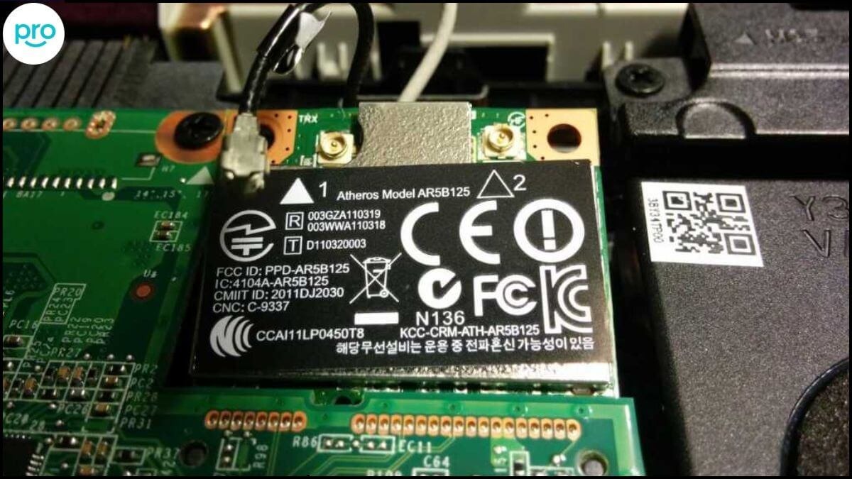 Lỗi Phần Cứng Card Wifi do bị hỏng, bị lỏng hay tiếp xúc kém