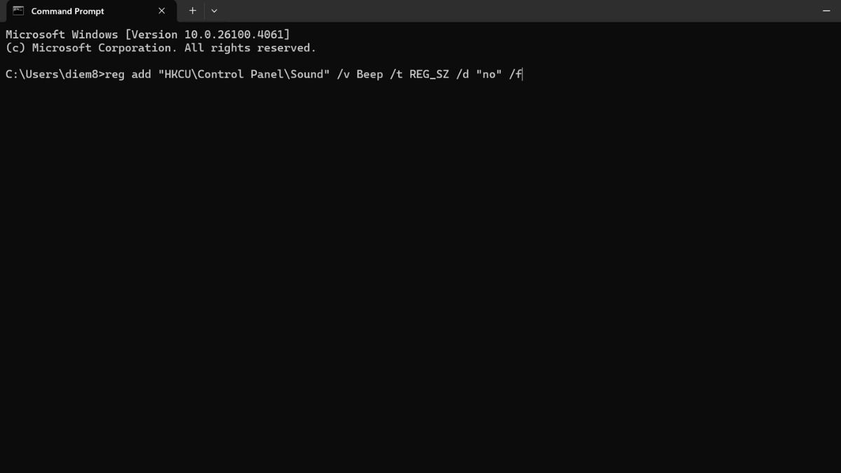 Bạn copy đoạn code trong bài rồi paste sang Command Prompt