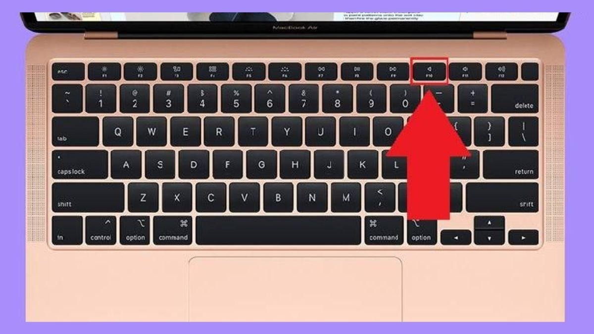 Phím F10 trên bàn phím Macbook