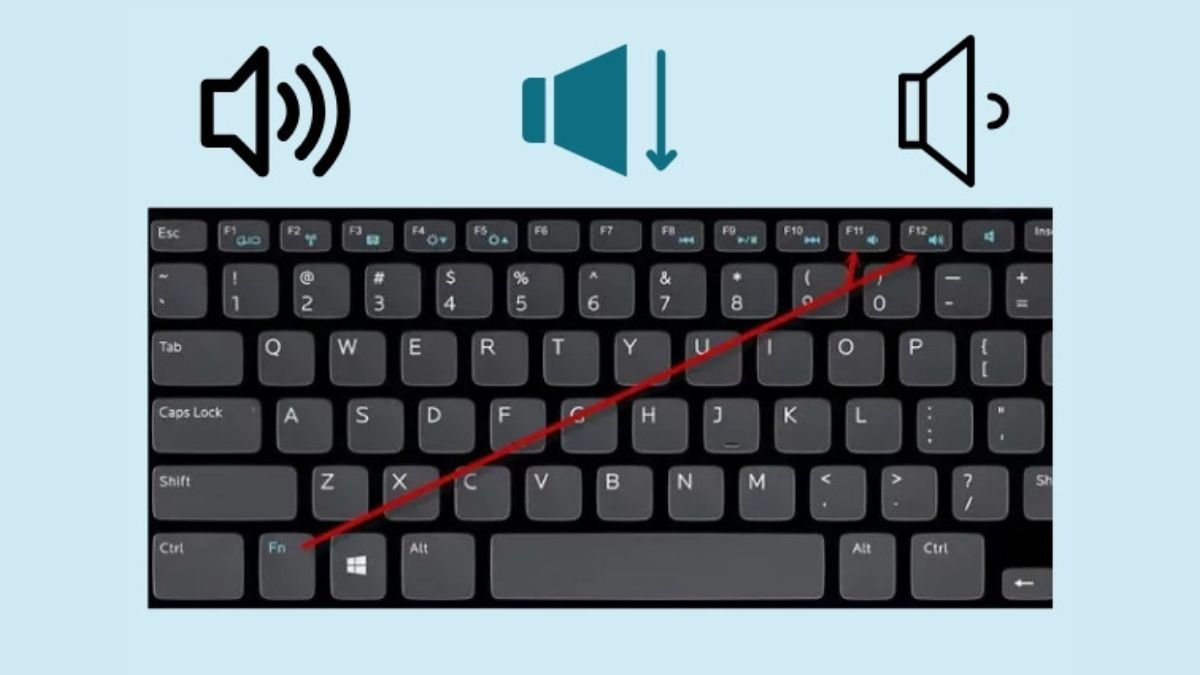 Bạn đặt âm lượng hệ thống ở mức im lặng để tắt âm bàn phím