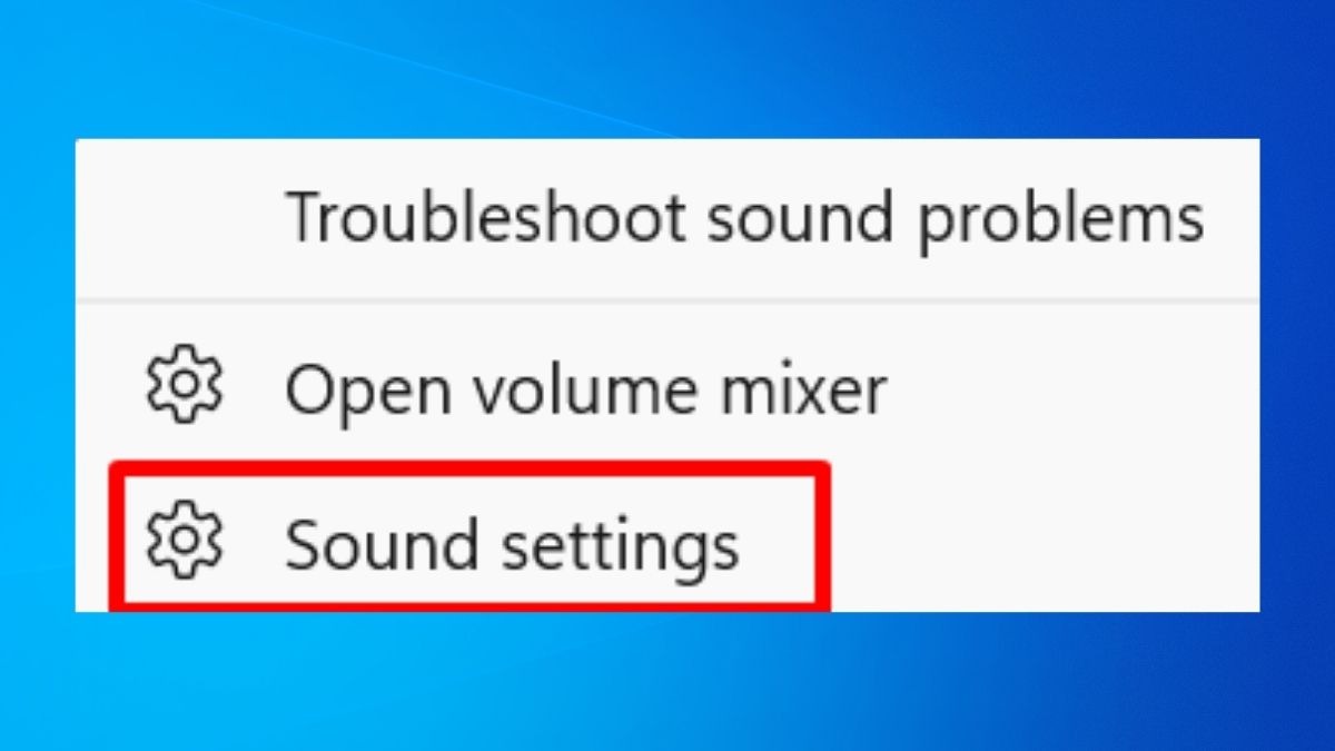 Bạn điều chỉnh âm lượng tổng thể  bằng Sound settings