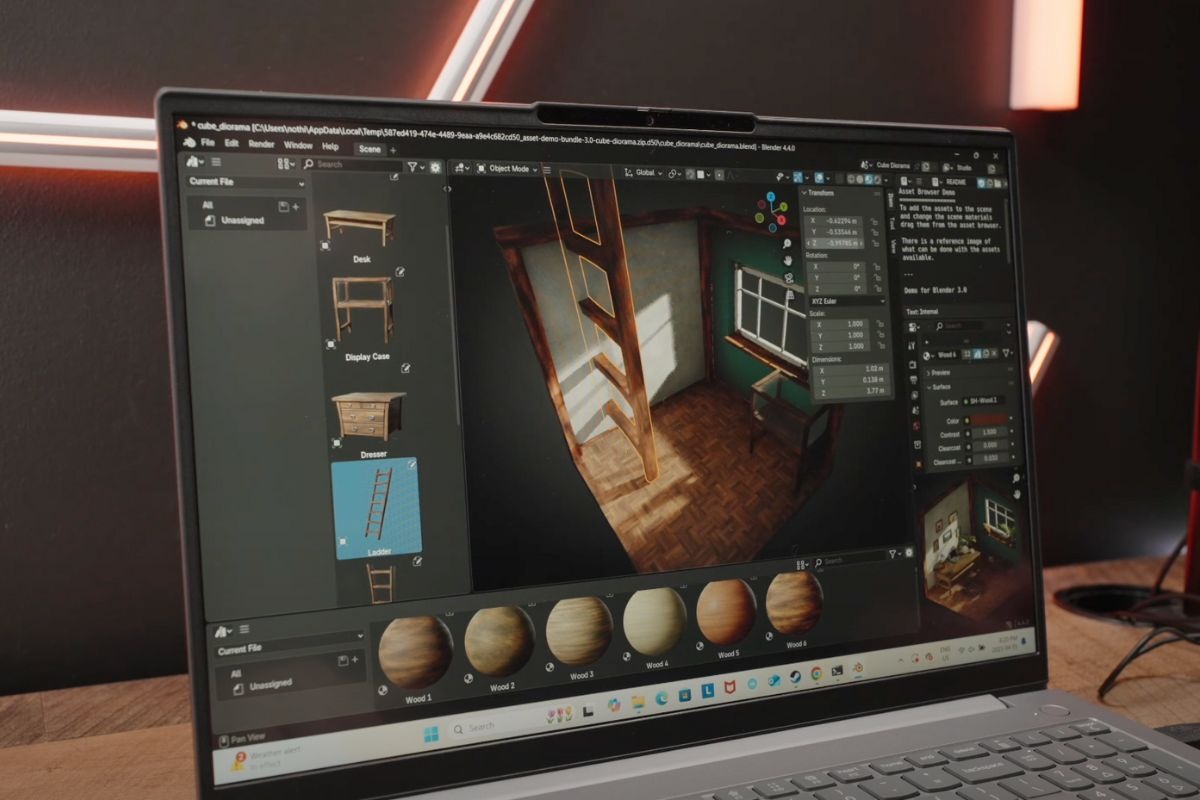 Máy sở hữu ổ cứng SSD 512GB chuẩn M.2 NVMe