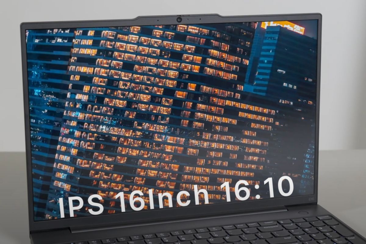 Lenovo ThinkPad E16 Gen 3 sở hữu màn hình 16 inch cùng độ phân giải 1920x1200px sắc nét