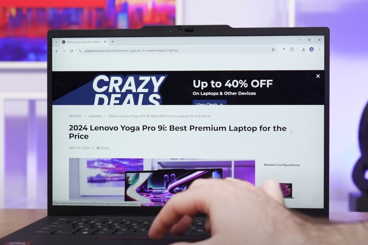 Về RAM, máy được trang bị sẵn 16GB LPDDR5x với tốc độ lên đến 7467MHz