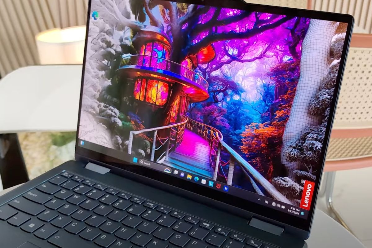 Màn hình Lenovo Yoga 7 2-in-1 14IML9 sắc nét, chân thực