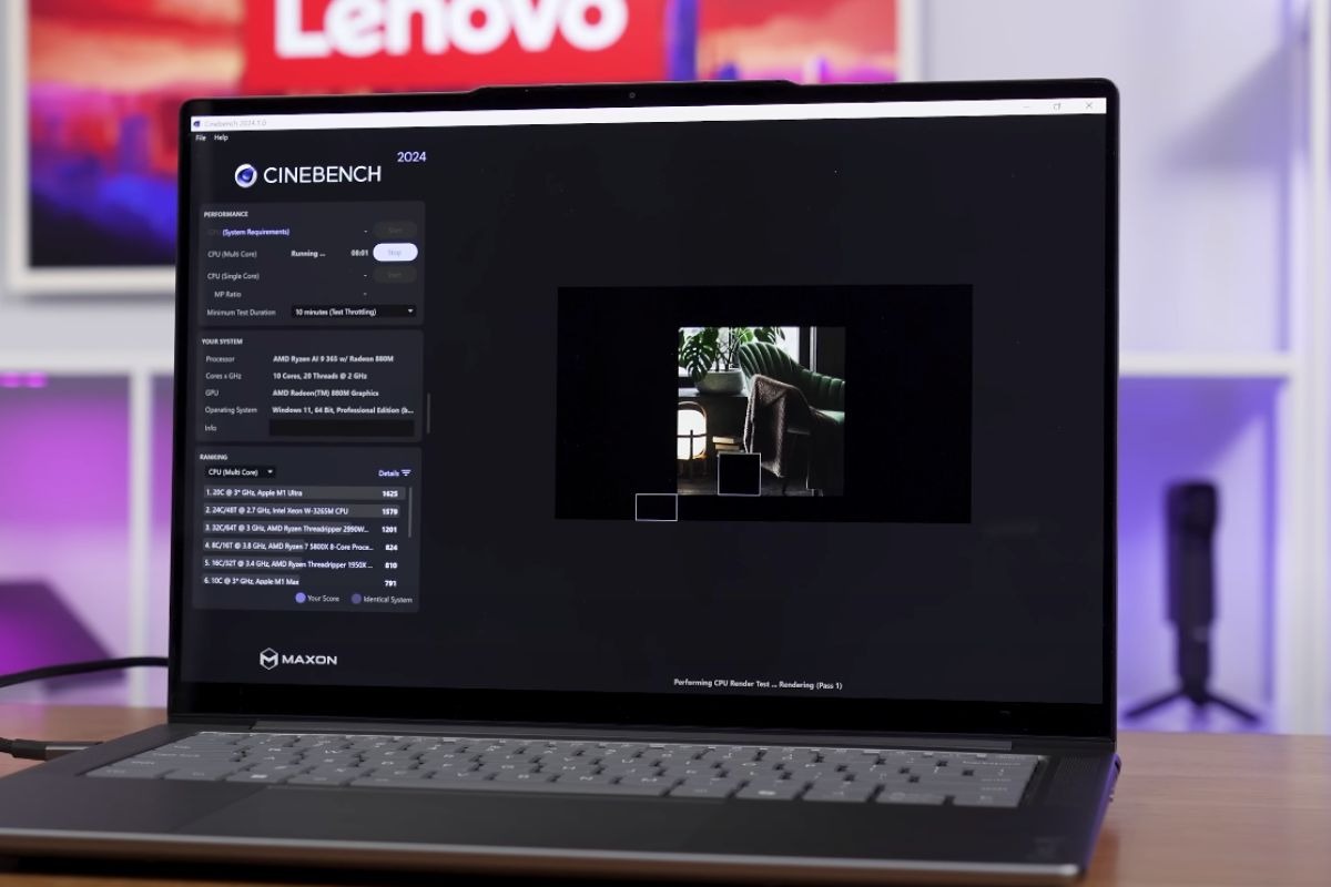Cấu hình khủng nhờ chip đời mới Core Ultra 9 285H