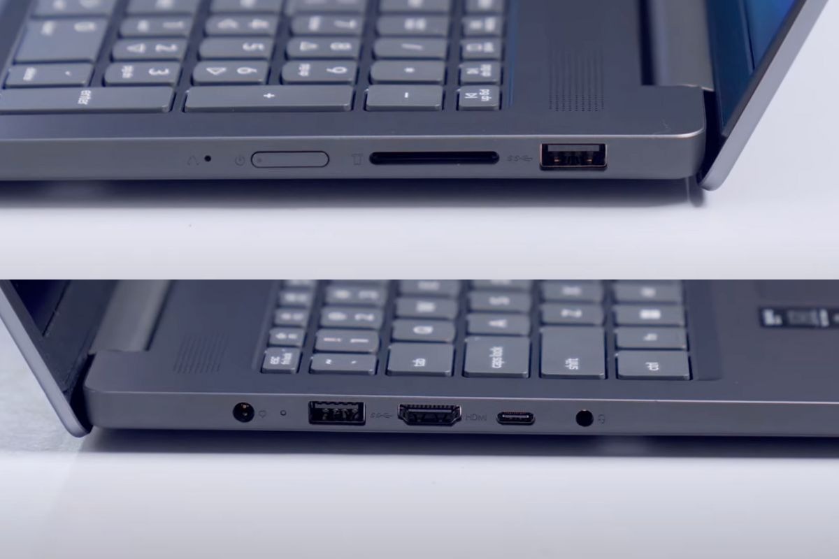 Lenovo IdeaPad Slim 3 15IRH10 83K1002PVN có cổng kết nối đa dạng, hỗ trợ tốt cho công việc