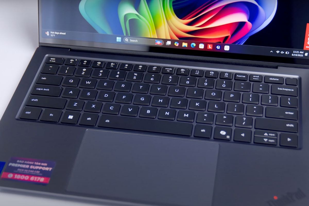 Trải nghiệm bàn phím và touchpad trên Lenovo ThinkPad X9-14 Gen 1