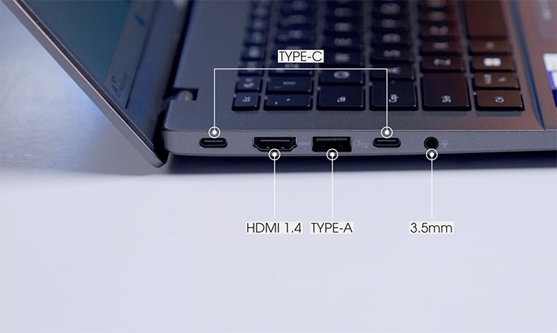 ASUS Vivobook S14 S3407CA-LY096WS - Đa dạng cổng kết nối, mạng không dây ổn định