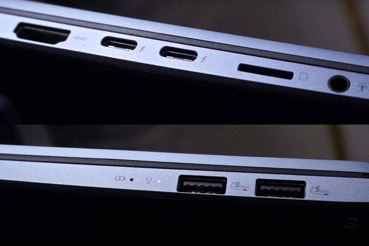 ASUS Vivobook S 14 OLED S5406MA-PP046WS được trang bị đa dạng các cổng kết nối