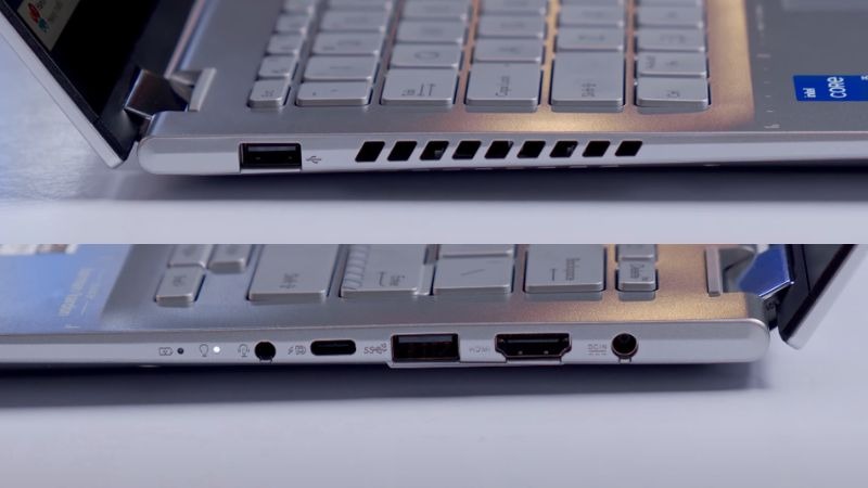 Cổng kết nối ASUS Vivobook S 14 Flip TP3402VA-LZ632W