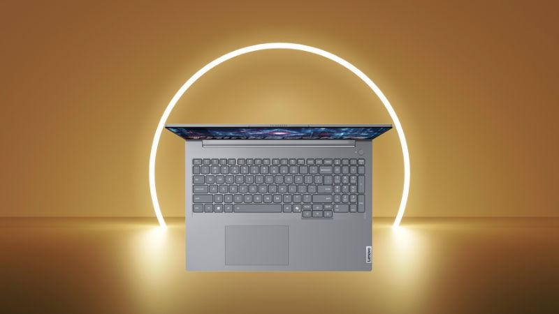 Lenovo ThinkBook 16 G8 IRL 21SH0094VA trang bị bàn phím full size, thao tác tiện lợi