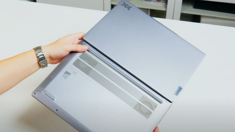 Thiết kế Lenovo Xiaoxin Pro 14IRH8 có vỏ bằng nhôm cứng cáp
