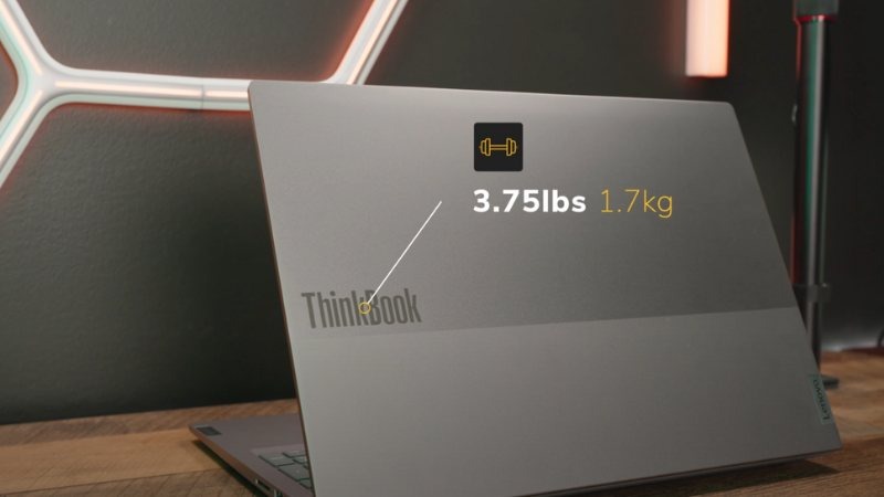 Lenovo ThinkBook 16 G8 IRL 21SH0098VN có màn hình lớn nhưng chỉ nặng 1.7kg