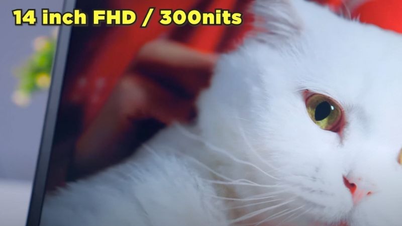 Lenovo ThinkPad T14s Gen 2 (Intel) có màn hình 14 inch, độ sáng 300 nits
