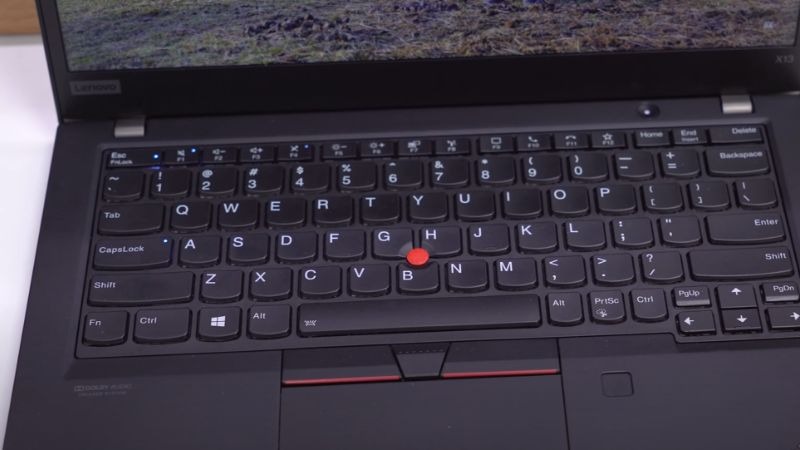 Bàn phím Lenovo Thinkpad X13 Gen 1 thiết kế chống tràn 