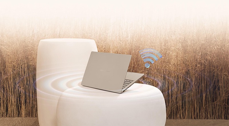 ASUS Zenbook A14 UX3407QA-QD299WS - Kết nối mạng hiện đại, tốc độ cao