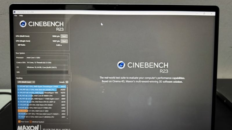 Hiệu năng của Dell Inspiron 14 7440 2 in 1 N4I5006W1