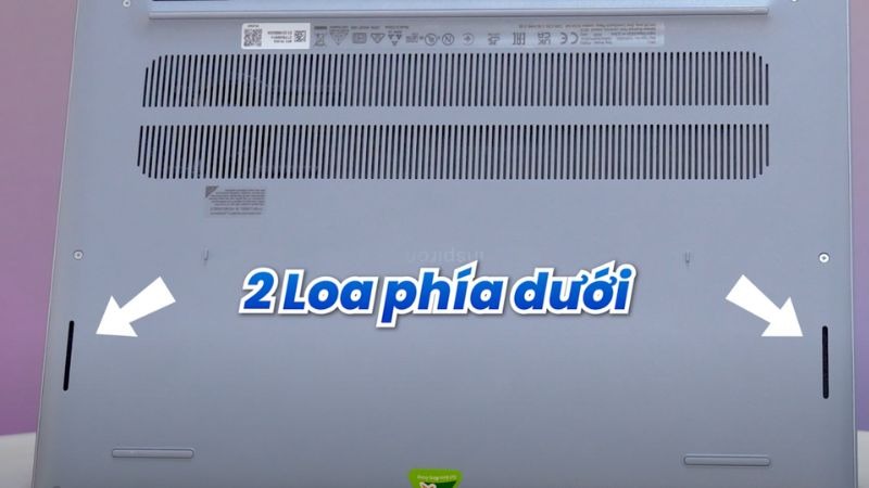 Dell Inspiron 5440 7FN5J trang bị 2 loa bên dưới