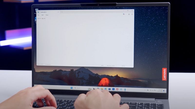 Lenovo ThinkBook 16 G8 IRL 21SH0097VN cho thời gian pin sử dụng lên đến 8h