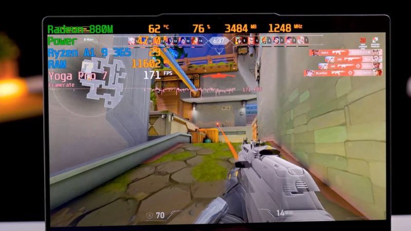 Lenovo Yoga Pro 7 14ASP9 83HN0022VN có thể chơi được nhiều tựa game