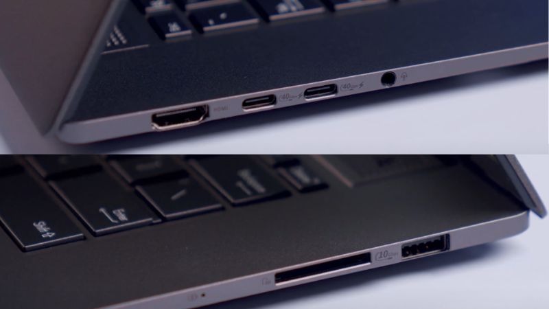 ASUS Zenbook S16 UM5606KA-RK113WS tích hợp đa dạng cổng kết nối