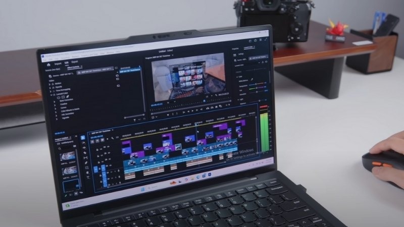 Lenovo ThinkPad E14 Gen 7 21SX002PVA hỗ trợ tốt edit video cơ bản