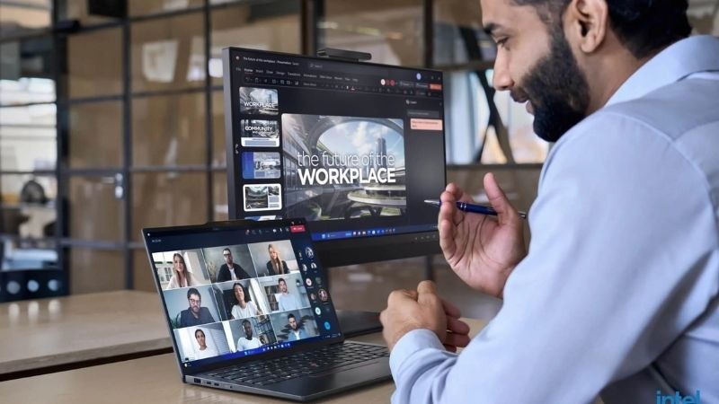 Lenovo ThinkPad X1 Carbon Gen 13 21NX0038VN trang bị webcam chất lượng cao, cho hình ảnh sắc nét