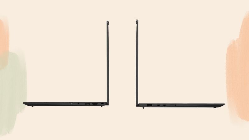 Lenovo ThinkPad X1 Carbon Gen 13 21NX0038VN tích hợp đầy đủ cổng kết nối hiện đại