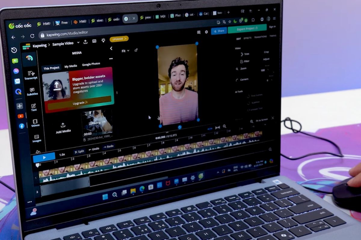Dell Inspiron 14 5440 được trang bị bộ vi xử lý tân tiến, đáp ứng mọi tác vụ văn phòng