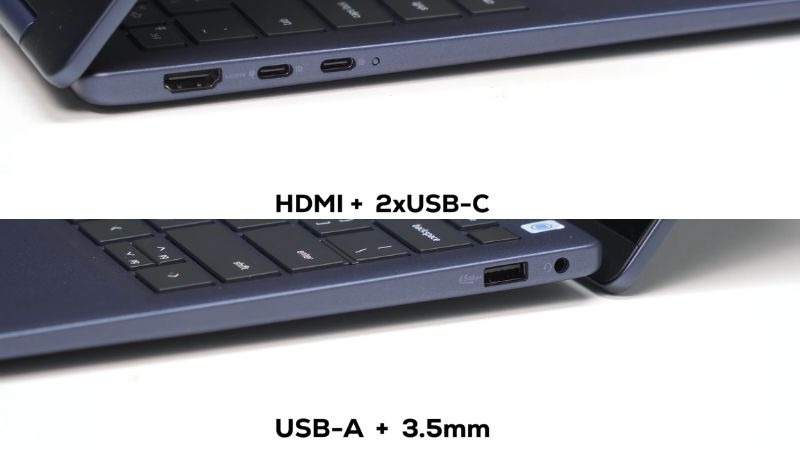 Dell 14 Plus 2 in 1 DB04255 - Khá đủ cổng kết nối