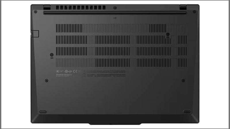 Lenovo ThinkPad X13 Gen 6 màu đen, màn hình mở