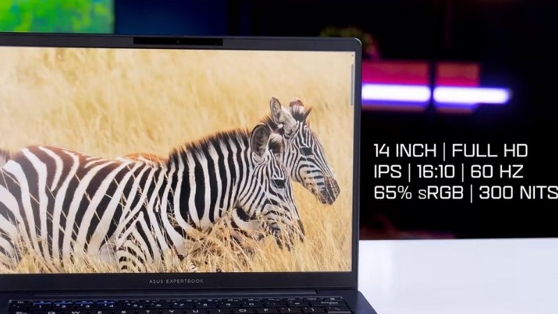 Màn hình Asus ExpertBook B3405CCA-LY0077W cho không gian hiển thị rộng