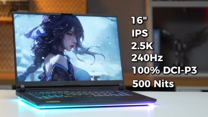ASUS ROG Strix G16 G615LR-S5289W có màn hình chuẩn gaming