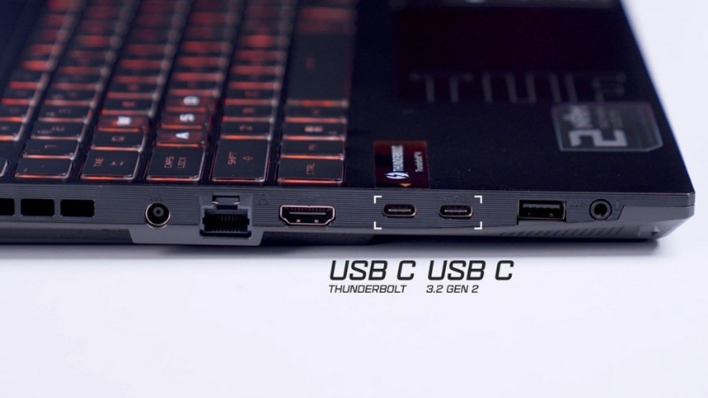 ASUS TUF Gaming F16 FX607VU-RL045W đầy đủ cổng kết nối