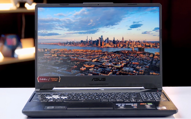 ASUS TUF Gaming A15 FA506NC-HN011W - Tính năng tiện ích với Webcam HD 720P và công nghệ khử ồn AI