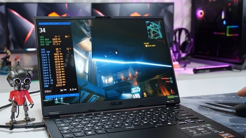 ASUS TUF Gaming A14 FA401WV-RG062WS có màn hình 2.5K