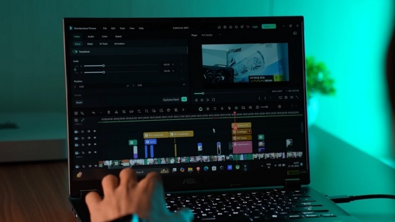 ASUS TUF Gaming A14 FA401WV-RG062WS không gian lưu trữ rộng, truy xuất dữ liệu nhanh