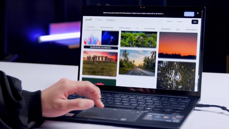 ASUS Zenbook 14 UX3405CA-PZ188WS có không gian lưu trữ rộng rãi