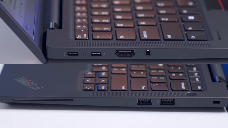 Lenovo ThinkPad T14s Gen 6 21R10008VN đa dạng cổng kết nối